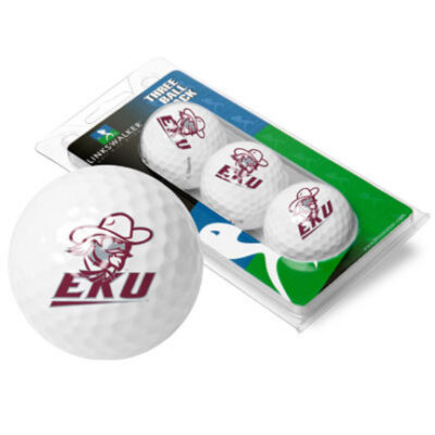 Eastern Kentucky Colonels Top Flite XL Golf Balls 3 Ball Sleeve (Set of 3)