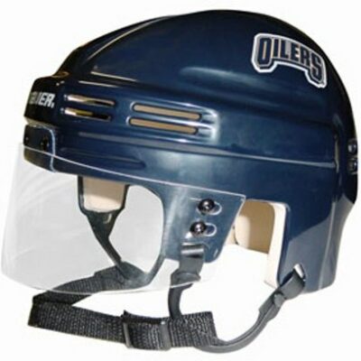 Edmonton Oilers NHL Authentic Mini Hockey Helmet from Bauer