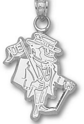 Evansville Purple Aces "Evansville Gent" Pendant - Sterling Silver Jewelry