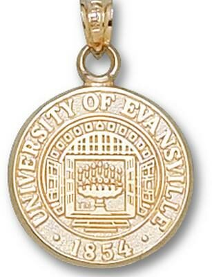 Evansville Purple Aces "Seal" Pendant - 10KT Gold Jewelry