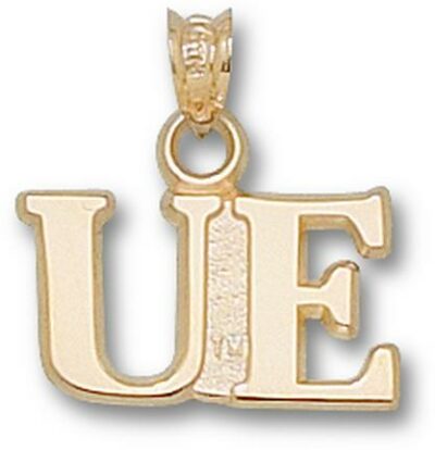 Evansville Purple Aces "UE" Pendant - 10KT Gold Jewelry