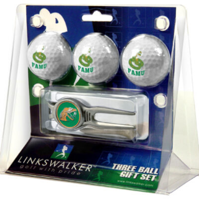 Florida A & M Rattlers 3 Ball Golf Gift Pack with Kool Tool