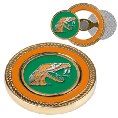 Florida A & M Rattlers Challenge Coin with Ball Markers (Set of 2)