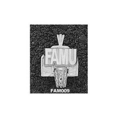 Florida A & M Rattlers "FAMU Basketball Backboard" Pendant - Sterling Silver Jewelry