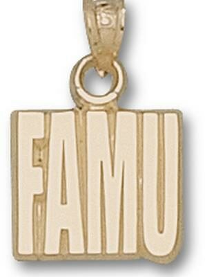 Florida A & M Rattlers "FAMU" Pendant - 10KT Gold Jewelry