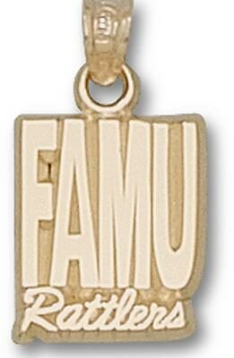 Florida A & M Rattlers "FAMU Rattlers" Pendant - 14KT Gold Jewelry