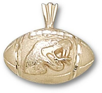 Florida A & M Rattlers "Football with Rattler Head" Pendant - 10KT Gold Jewelry