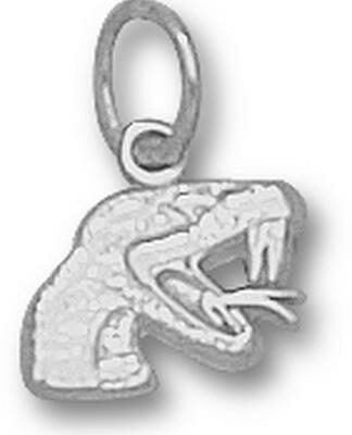 Florida A & M Rattlers "Rattler Head" 5/16" Charm - Sterling Silver Jewelry