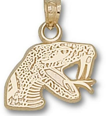 Florida A & M Rattlers "Rattler" Pendant - 14KT Gold Jewelry