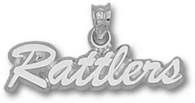 Florida A & M Rattlers Script "Rattlers" 1/4" Pendant - Sterling Silver Jewelry