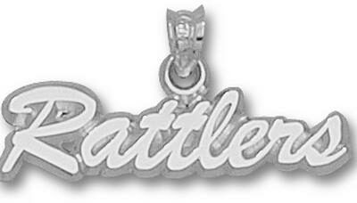 Florida A & M Rattlers Script "Rattlers" 1/4" Pendant - Sterling Silver Jewelry