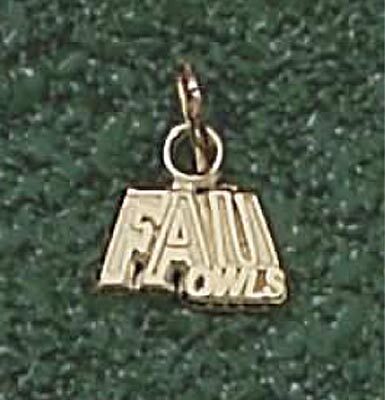 Florida Atlantic Owls "FAU Owls" 7/16" Charm - 10KT Gold Jewelry