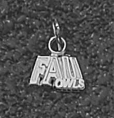 Florida Atlantic Owls "FAU Owls" 7/16" Charm - Sterling Silver Jewelry