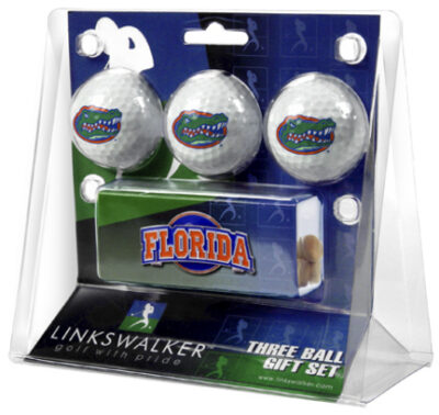 Florida Gators 3 Ball Gift Pack with Hat Clip