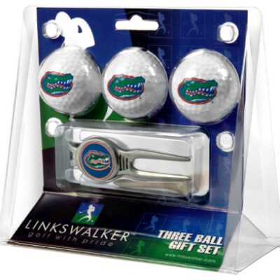 Florida Gators 3 Ball Golf Gift Pack with Kool Tool