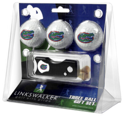 Florida Gators 3 Golf Ball Gift Pack with Spring Action Tool