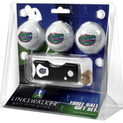 Florida Gators 3 Golf Ball Gift Pack with Spring Action Tool