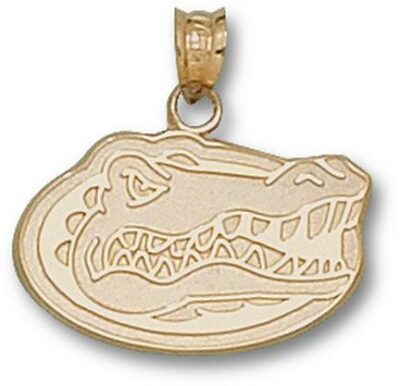 Florida Gators "Gator Head" 1/2" Pendant - 14KT Gold Jewelry