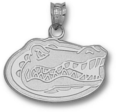 Florida Gators "Gator Head" 1/2" Pendant - Sterling Silver Jewelry