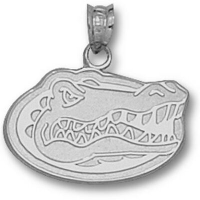 Florida Gators "Gator Head" 1/2" Pendant - Sterling Silver Jewelry