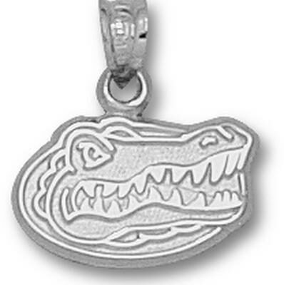 Florida Gators "Gator Head" 3/8" Pendant - Sterling Silver Jewelry