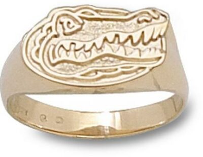 Florida Gators "Gator Head" Ladies' Ring Size 6 1/2 - 10KT Gold Jewelry