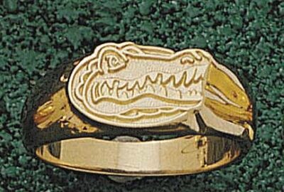 Florida Gators "Gator Head" Men's Ring Size 10 1/4 - 10KT Gold Jewelry