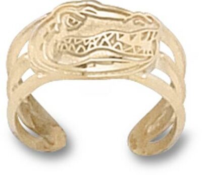 Florida Gators "Gator Head" Toe Ring - 14KT Gold Jewelry