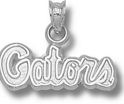 Florida Gators "Gators" 5/16" Pendant - Sterling Silver Jewelry