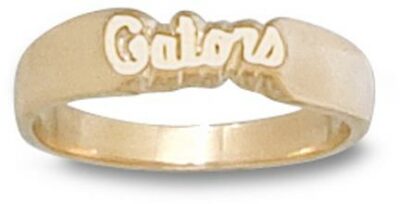 Florida Gators "Gators" Ladies' Ring Size 7 1/4 - 14KT Gold Jewelry