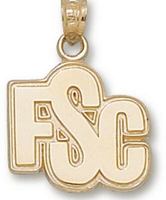 Florida Southern College Moccasins "FSC" Pendant - 14KT Gold Jewelry