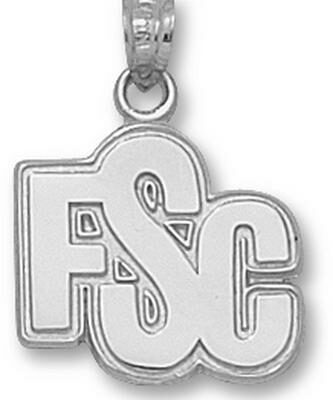 Florida Southern College Moccasins "FSC" Pendant - Sterling Silver Jewelry