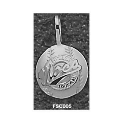 Florida Southern College Moccasins "Mocs Baseball" Pendant - Sterling Silver Jewelry