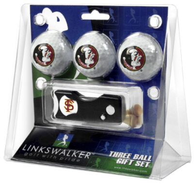 Florida State Seminoles 3 Golf Ball Gift Pack with Spring Action Tool