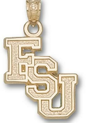 Florida State Seminoles Cascaded "FSU" Pendant - 14KT Gold Jewelry