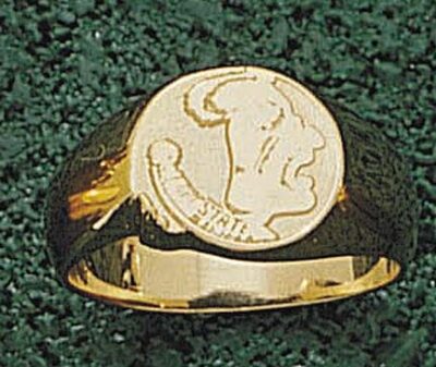 Florida State Seminoles "Seminole" Ladies' Ring Size 6 3/4 - 10KT Gold Jewelry