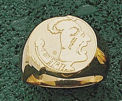 Florida State Seminoles "Seminoles" Men's Ring Size 10 1/2 - 10KT Gold Jewelry