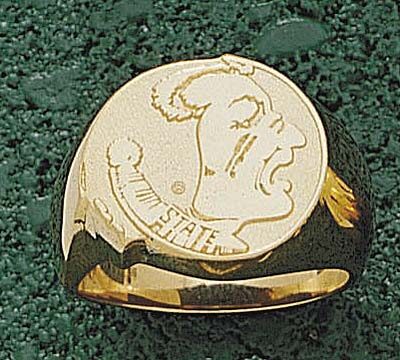 Florida State Seminoles "Seminoles" Men's Ring Size 10 1/2 - 10KT Gold Jewelry