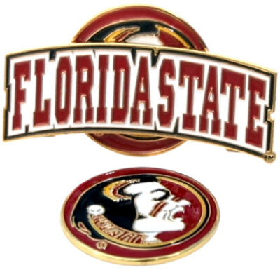 Florida State Seminoles Slider Clip with Golf Ball Marker (Set of 3)