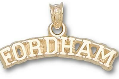 Fordham Rams Arched "Fordham" Pendant - 10KT Gold Jewelry