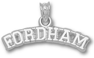 Fordham Rams Arched "Fordham" Pendant - Sterling Silver Jewelry