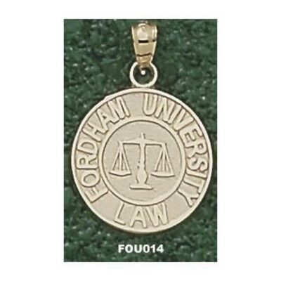 Fordham Rams "Law Seal with Scales" Pendant - 10KT Gold Jewelry