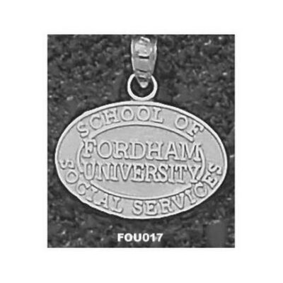 Fordham Rams Oval "School of Social Services" Pendant - Sterling Silver Jewelry