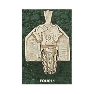 Fordham Rams "Ram Basketball Backboard" Pendant - 10KT Gold Jewelry