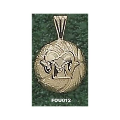 Fordham Rams "Ram Basketball" Pendant - 10KT Gold Jewelry