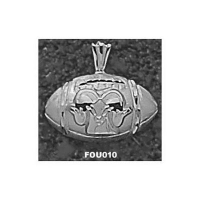 Fordham Rams "Ram Football" Pendant - Sterling Silver Jewelry