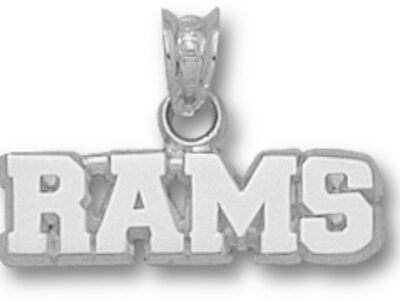 Fordham Rams "Rams" 1/4" Pendant - Sterling Silver Jewelry