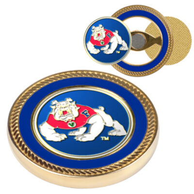 Fresno State Bulldogs Challenge Coin with Ball Markers (Set of 2)