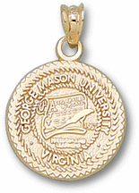 George Mason Patriots "Seal" Pendant - 14KT Gold Jewelry