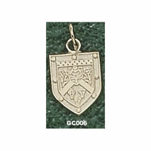 Georgetown College Tigers "Crest" 1/2" Charm - 10KT Gold Jewelry